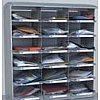 Casier sur plan de travail l x p x h : 900 x 400 x 1030 mmLargeur d'une case = 295 mm Etagères ergon...