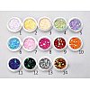 G1 – Nail GiltterColor : Please Check the Picture. Size(mm) : 31 * 17 * 3g Remark : Nail Glitter / N...