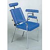 Bâti tube ovale plat. Revêtement chromé. (époxy sur demande)Mousse moyenne densité, épaisseur : 5 cm...