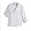 Col officier, plastron double avec six paires de boutons fixe, oeuillets daération, manches avec man...