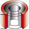 Pièces composites élaborées par centrifugation composées d'une matrice en alliage aluminium-silicium...