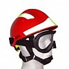 Casco profesional F-2, copa de alto impacto, en polímero técnico auto - extinguible con propiedades ...