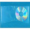 Boîtier polypro Slim 5,2 mm Transparent pour 1 disqueDuplication DVD en gravure, impression thermiqu...