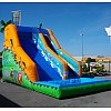 TOBOGGAN JUNGLE AQUATIQUE : Attraction de glissade gonflable